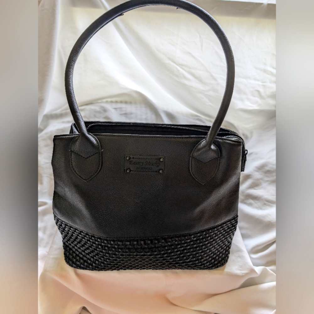 Darcy Marks  London Luxury Black Leather Tote Bag